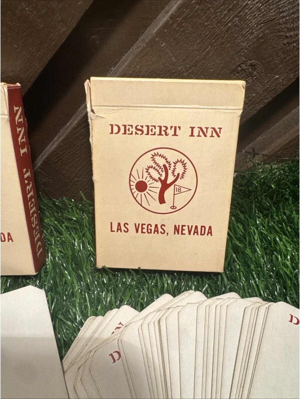 VTG Desert Inn Las Vegas 2 Deck Cards Cancelled Golf Logo